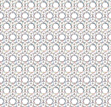Geometrik süslemeli vektör deseni. Kusursuz tasarım dokusu.