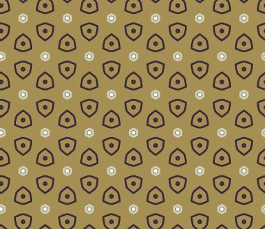 Geometrik süslemeli vektör deseni. Kusursuz tasarım dokusu.