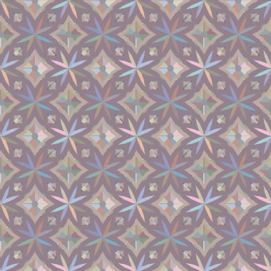 Geometrik süslemeli vektör deseni. Kusursuz tasarım dokusu.