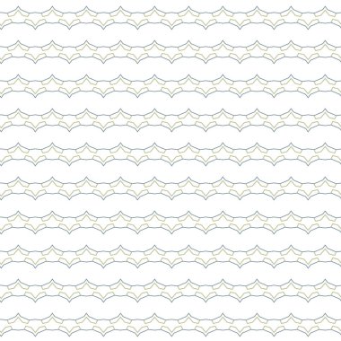 Geometrik süslemeli vektör deseni. Kusursuz tasarım dokusu.