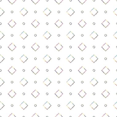 Geometrik süslemeli vektör deseni. Kusursuz tasarım dokusu.