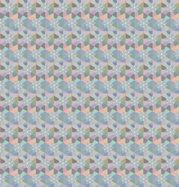 Geometrik süslemeli vektör deseni. Kusursuz tasarım dokusu.