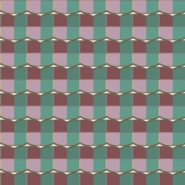 Geometrik süslemeli vektör deseni. Kusursuz tasarım dokusu.