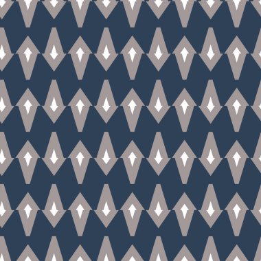 Geometrik süslemeli vektör deseni. Kusursuz tasarım dokusu.