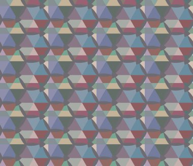 Geometrik süslemeli vektör deseni. Kusursuz tasarım dokusu.