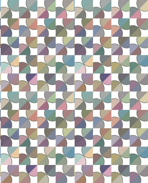 Geometrik süslemeli vektör deseni. Kusursuz tasarım dokusu.