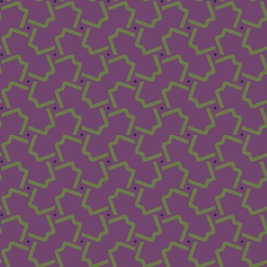 Geometrik süslemeli vektör deseni. Kusursuz tasarım dokusu.