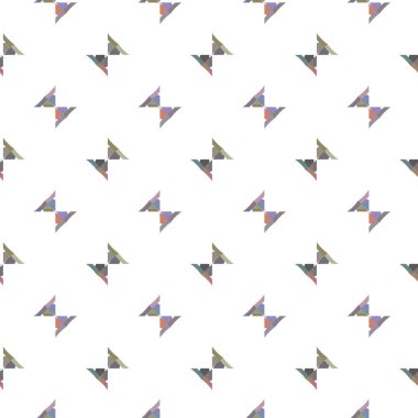 Geometrik süslemeli vektör deseni. Kusursuz tasarım dokusu.