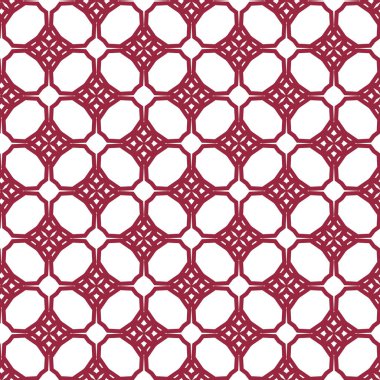 Geometrik süslemeli vektör deseni. Kusursuz tasarım dokusu.