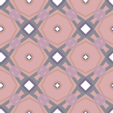 Geometrik süslemeli vektör deseni. Kusursuz tasarım dokusu.