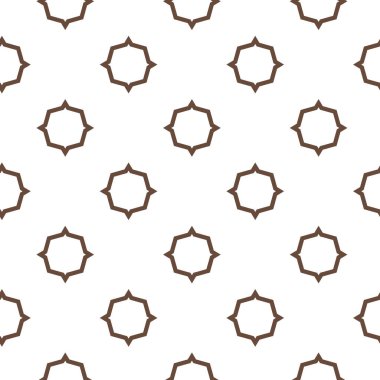 Geometrik süslemeli vektör deseni. Kusursuz tasarım dokusu.