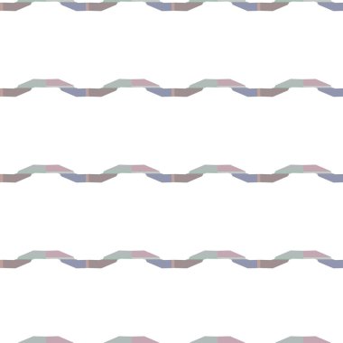 Geometrik süslemeli vektör deseni. Kusursuz tasarım dokusu.