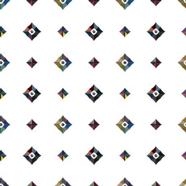Geometrik süslemeli vektör deseni. Kusursuz tasarım dokusu.