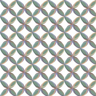 Geometrik süslemeli vektör deseni. Kusursuz tasarım dokusu.