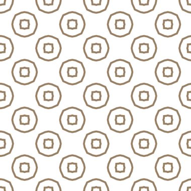 Geometrik süslemeli vektör deseni. Kusursuz tasarım dokusu.