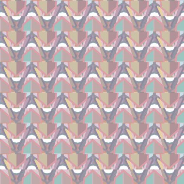 Geometrik süslemeli vektör deseni. Kusursuz tasarım dokusu.