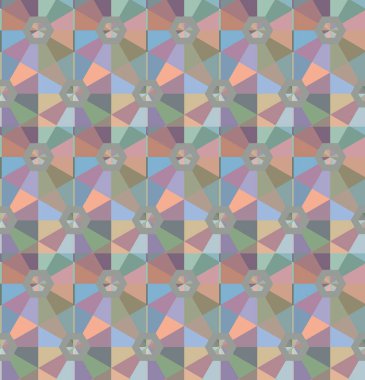 Geometrik süslemeli vektör deseni. Kusursuz tasarım dokusu.