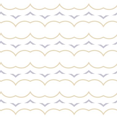 Geometrik süslemeli vektör deseni. Kusursuz tasarım dokusu.