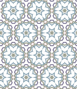 Geometrik süslemeli vektör deseni. Kusursuz tasarım dokusu.