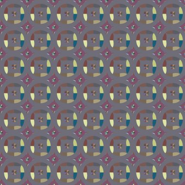 Geometrik süslemeli vektör deseni. Kusursuz tasarım dokusu.