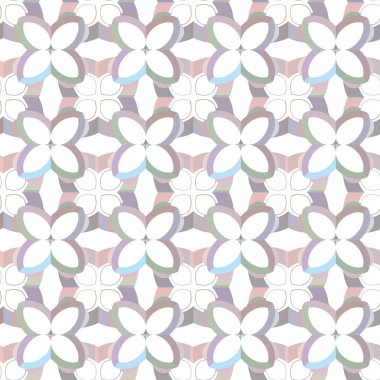 Geometrik süslemeli vektör deseni. Kusursuz tasarım dokusu.