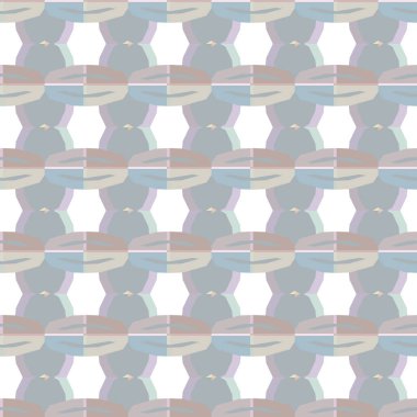 Geometrik süslemeli vektör deseni. Kusursuz tasarım dokusu.