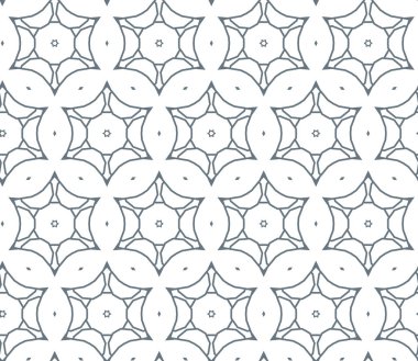 Geometrik süslemeli vektör deseni. Kusursuz tasarım dokusu.