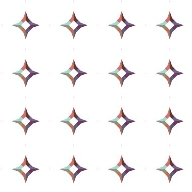 Geometrik süslemeli vektör deseni. Kusursuz tasarım dokusu.