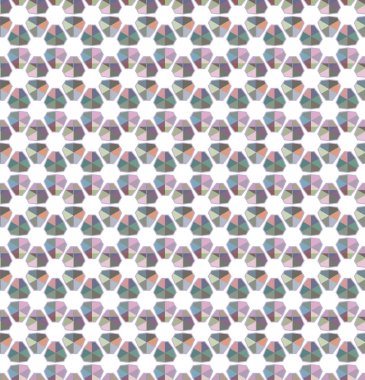 Geometrik süslemeli vektör deseni. Kusursuz tasarım dokusu.