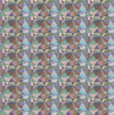 Geometrik süslemeli vektör deseni. Kusursuz tasarım dokusu.