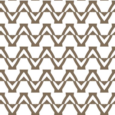 Geometrik süslemeli vektör deseni. Kusursuz tasarım dokusu.