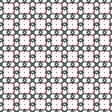 Geometrik süslemeli vektör deseni. Kusursuz tasarım dokusu.