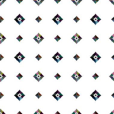 Geometrik süslemeli vektör deseni. Kusursuz tasarım dokusu.