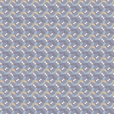 Geometrik süslemeli vektör deseni. Kusursuz tasarım dokusu.