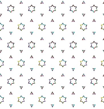 Geometrik süslemeli vektör deseni. Kusursuz tasarım dokusu.