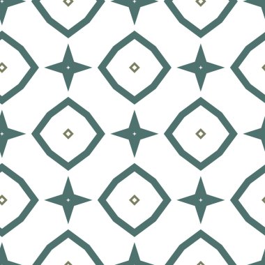 Geometrik süslemeli vektör deseni. Kusursuz tasarım dokusu.