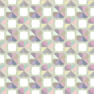 Geometrik süslemeli vektör deseni. Kusursuz tasarım dokusu.