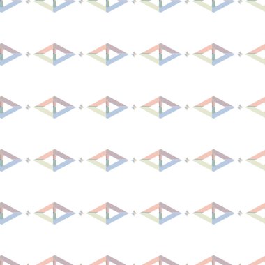 Geometrik süslemeli vektör deseni. Kusursuz tasarım dokusu.