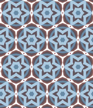 Geometrik süslemeli vektör deseni. Kusursuz tasarım dokusu.