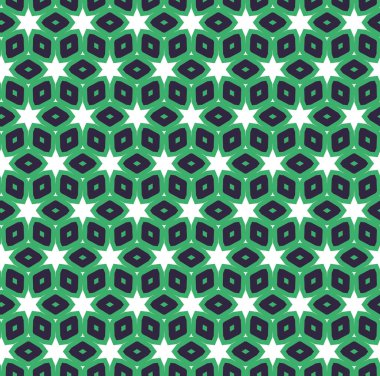 Geometrik süslemeli vektör deseni. Kusursuz tasarım dokusu.