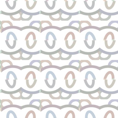 Geometrik süslemeli vektör deseni. Kusursuz tasarım dokusu.