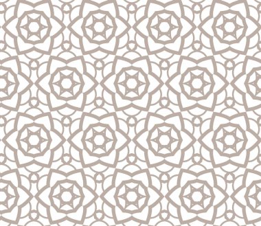 Geometrik süslemeli vektör deseni. Kusursuz tasarım dokusu.
