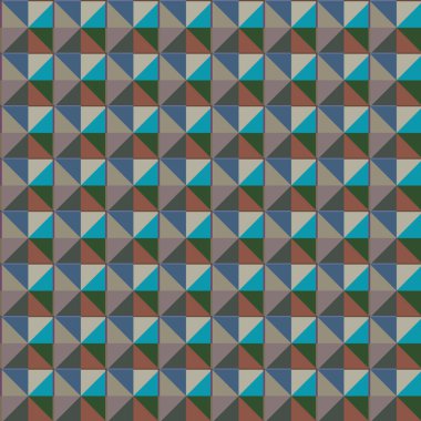 Geometrik süslemeli vektör deseni. Kusursuz tasarım dokusu.