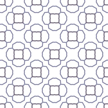 Geometrik süslemeli vektör deseni. Kusursuz tasarım dokusu.