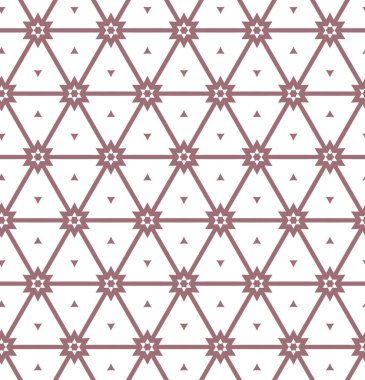Geometrik süslemeli vektör deseni. Kusursuz tasarım dokusu.