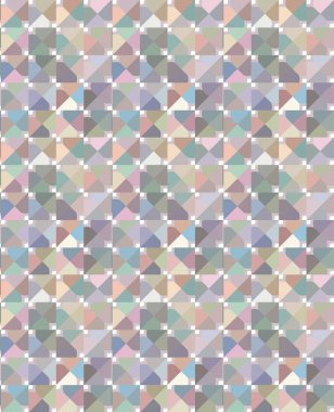 Geometrik süslemeli vektör deseni. Kusursuz tasarım dokusu.