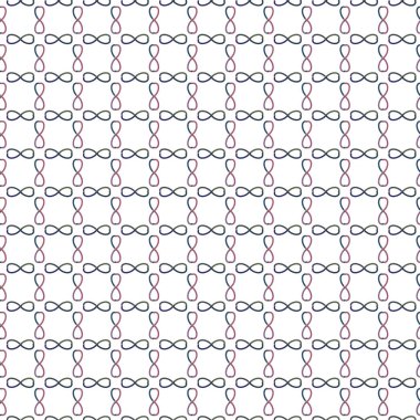 Geometrik süslemeli vektör deseni. Kusursuz tasarım dokusu.