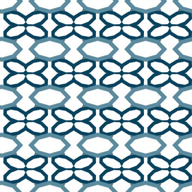 Geometrik süslemeli vektör deseni. Kusursuz tasarım dokusu.