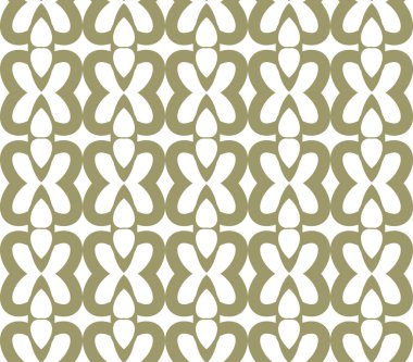 Geometrik süslemeli vektör deseni. Kusursuz tasarım dokusu.