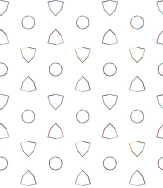 Geometrik süslemeli vektör deseni. Kusursuz tasarım dokusu.